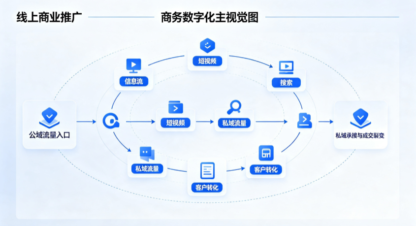 兴山区线上商业推广怎么做？全域流量闭环搭建与低成本转化实战指南
